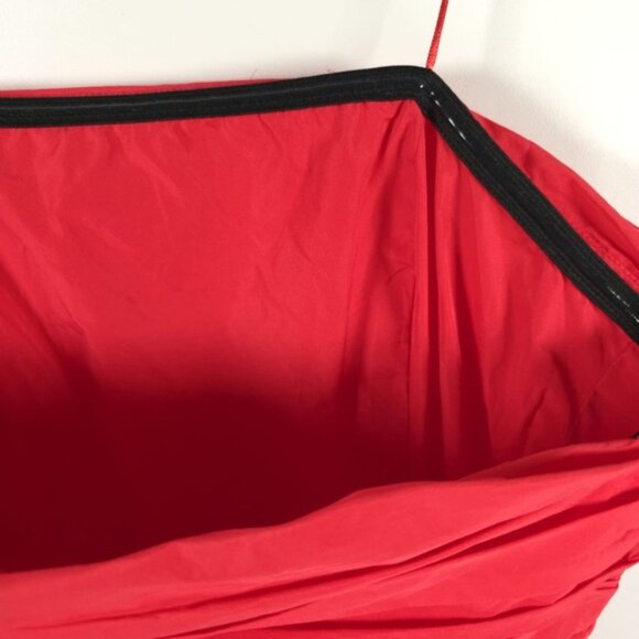 NWT ZARA Strawberry Red Ruched SEXY Mini Dress w/Bow 3673/180 BLOGGERS FAV Sz M - Picture 9 of 12